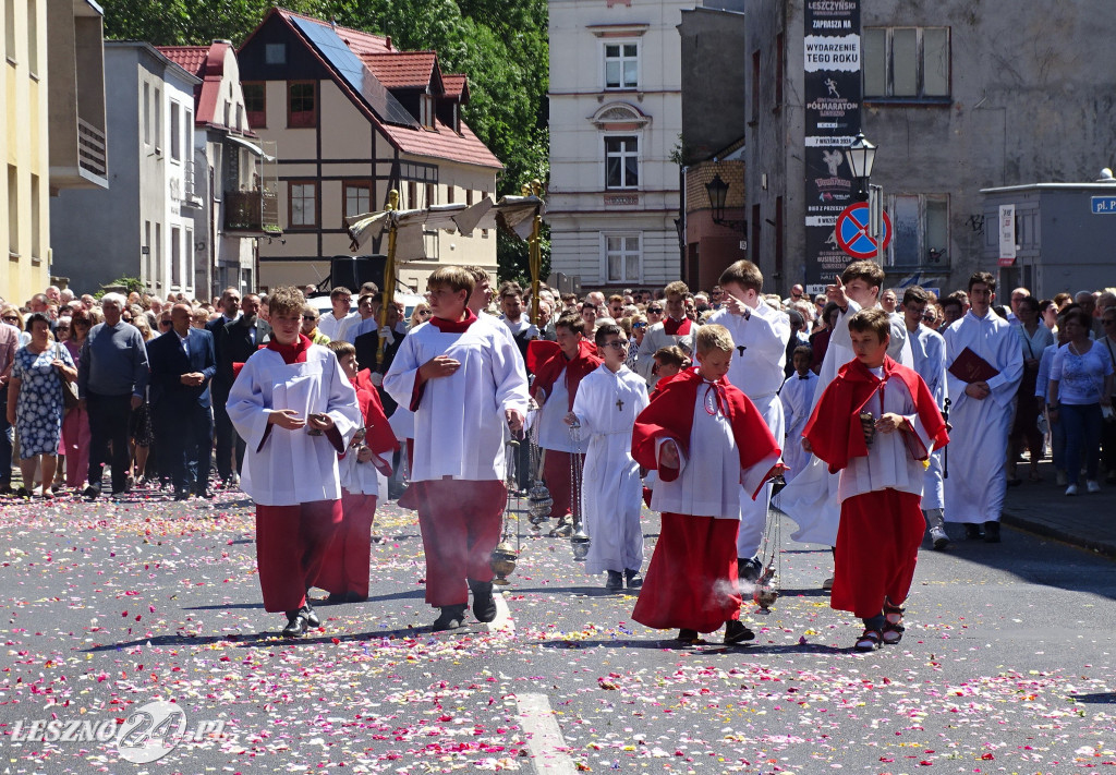 Procesja Bożego Ciała w Lesznie, 2025