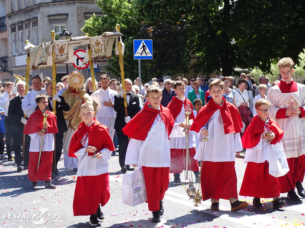 Procesja Bożego Ciała w Lesznie, 2025