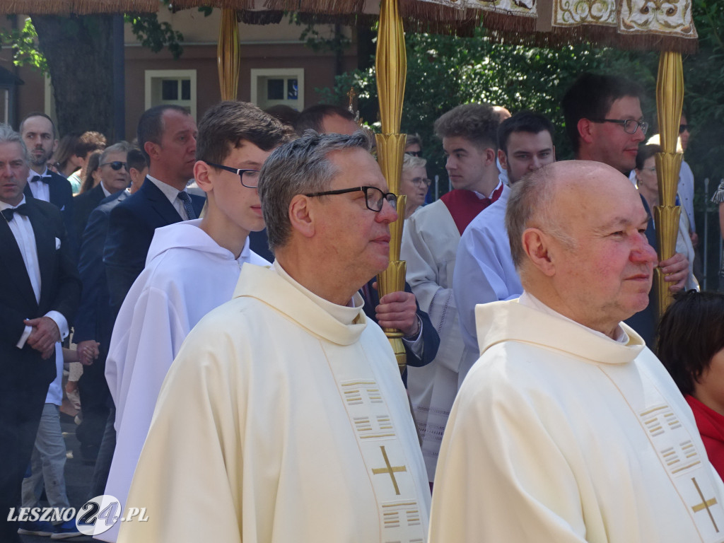 Procesja Bożego Ciała w Lesznie, 2025