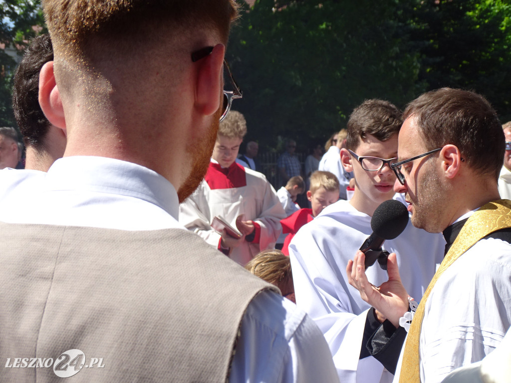 Procesja Bożego Ciała w Lesznie, 2025