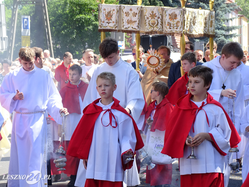 Procesja Bożego Ciała w Lesznie, 2025
