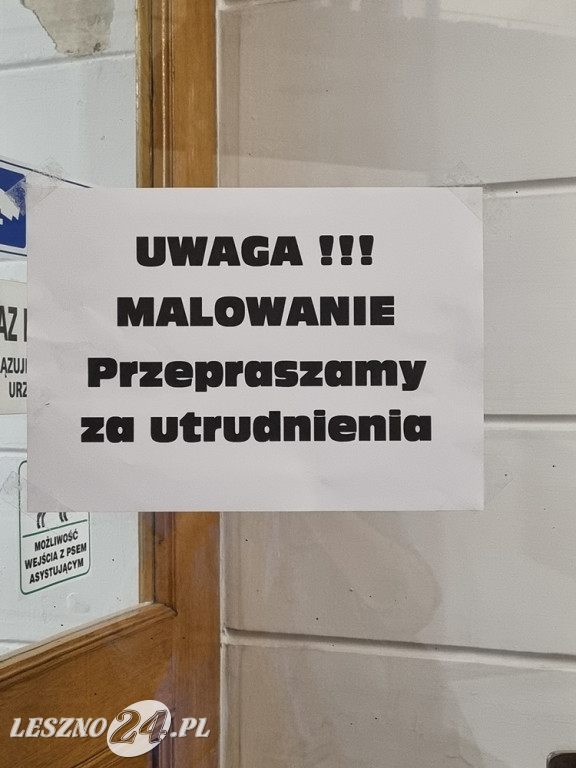 Remont w Delegaturze WUW w Lesznie