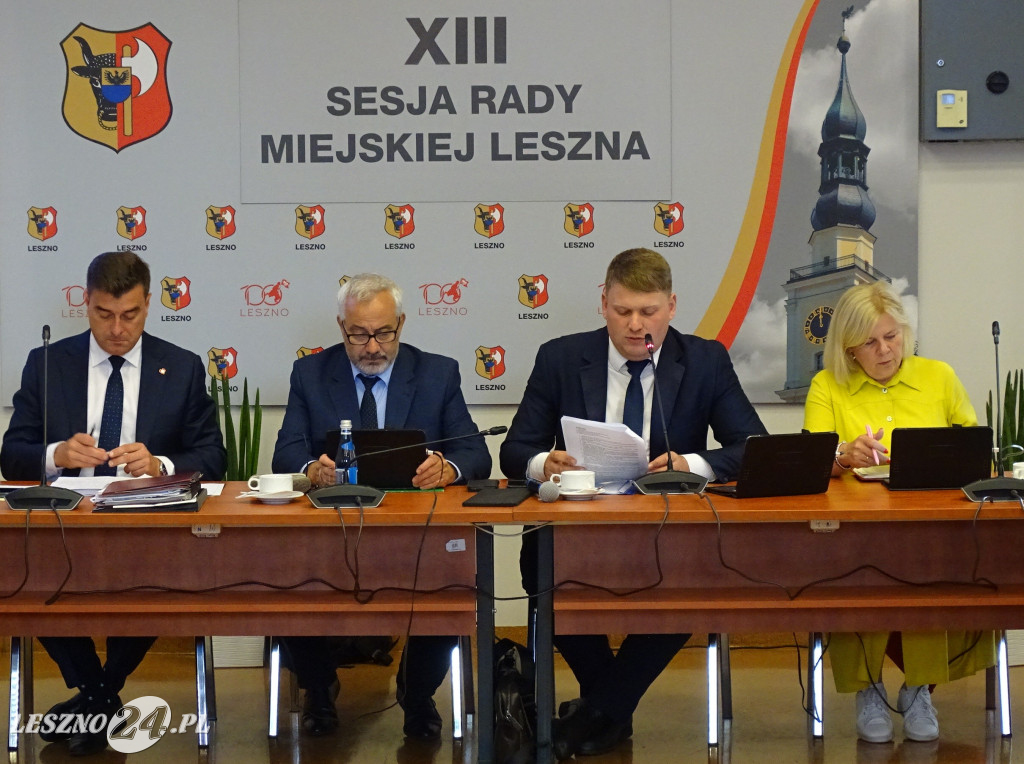 Sesja absolutoryjna Rady Miejskiej Leszna