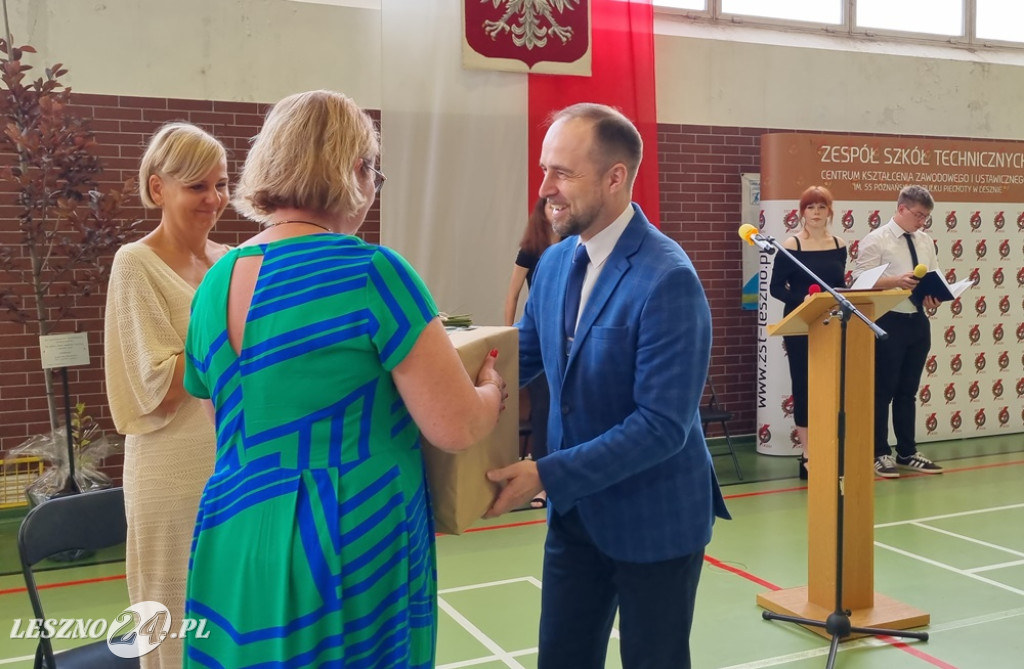 Pożegnanie dyrektor Renaty Perek, dyrektor ZST-CKZiU