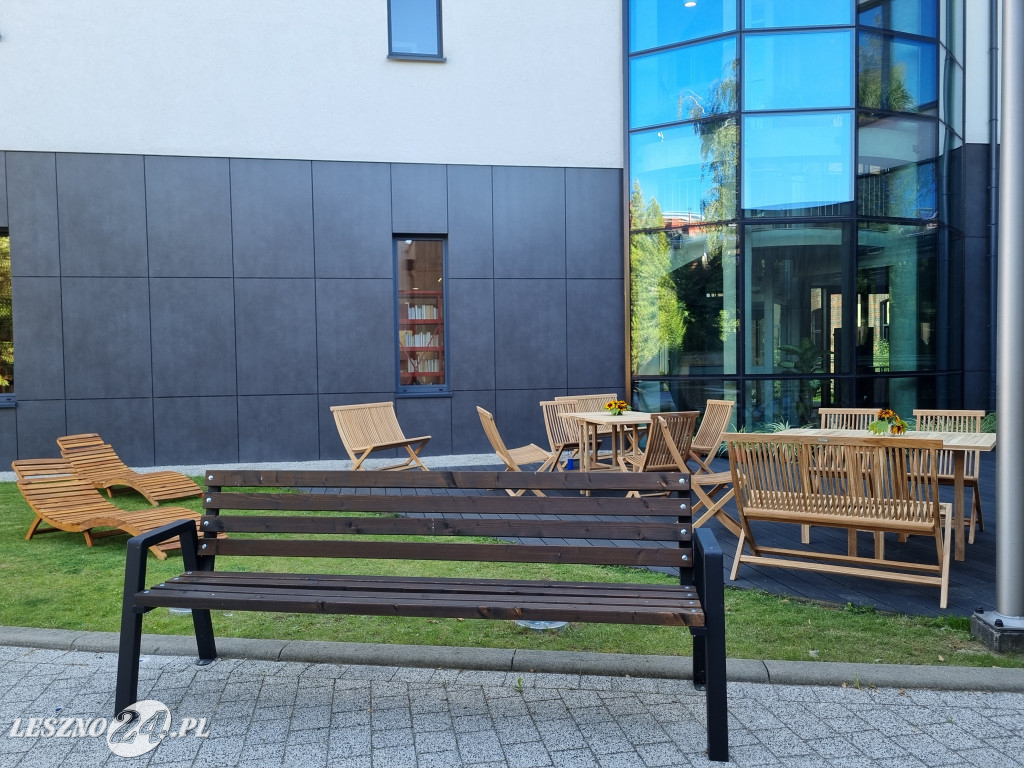Taras widokowy biblioteki w Lesznie
