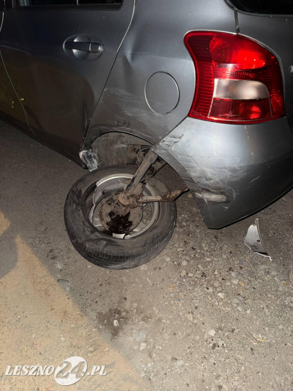 Po pijaku staranował dwa auta i ogrodzenie