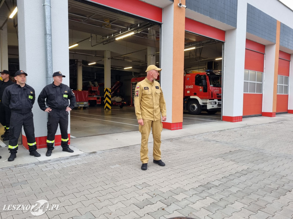 Strażacy wyjechali na tereny zagrożone powodziami