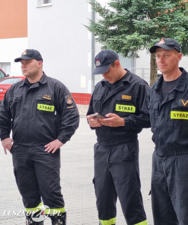 Strażacy wyjechali na tereny zagrożone powodziami