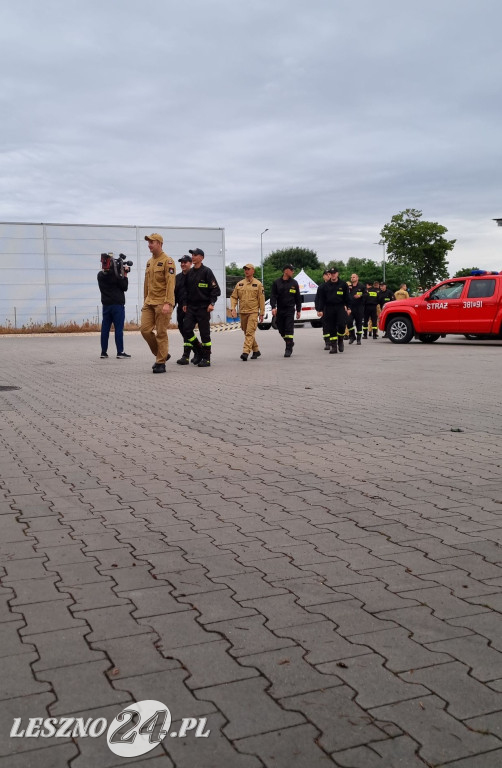 Strażacy wyjechali na tereny zagrożone powodziami