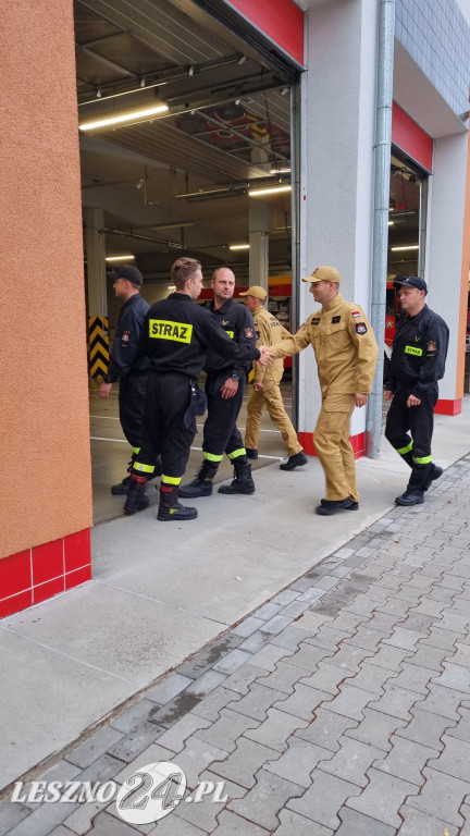 Strażacy wyjechali na tereny zagrożone powodziami