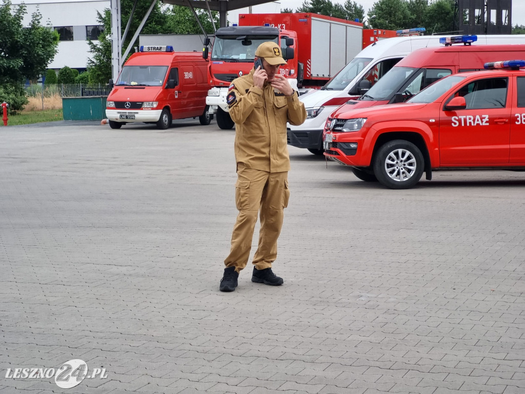 Strażacy wyjechali na tereny zagrożone powodziami