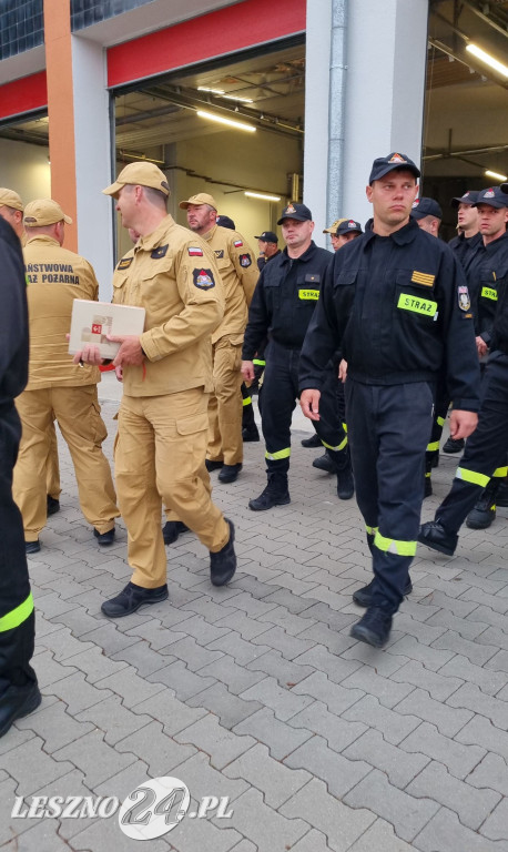 Strażacy wyjechali na tereny zagrożone powodziami