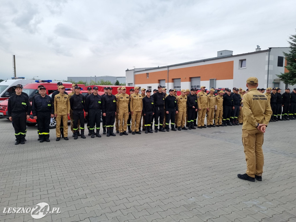 Strażacy wyjechali na tereny zagrożone powodziami