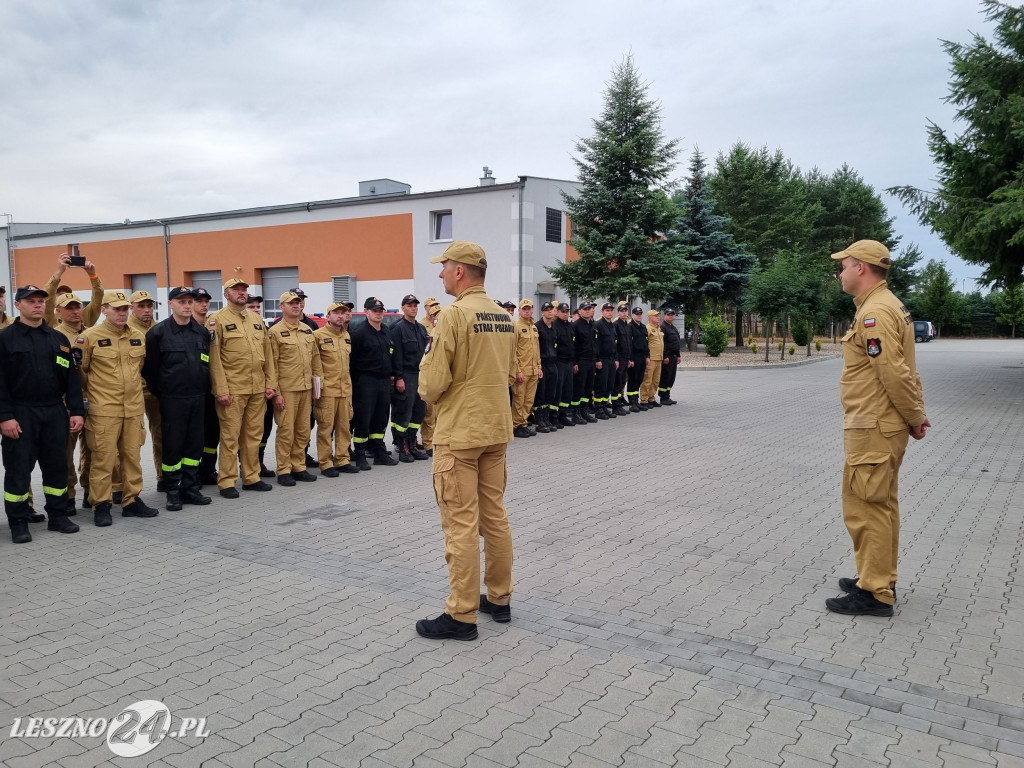 Strażacy wyjechali na tereny zagrożone powodziami