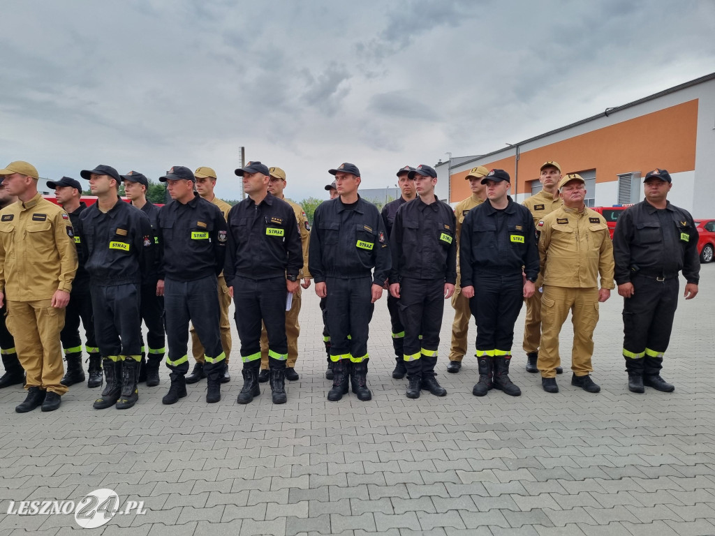Strażacy wyjechali na tereny zagrożone powodziami