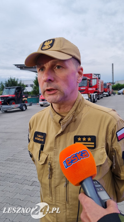 Strażacy wyjechali na tereny zagrożone powodziami