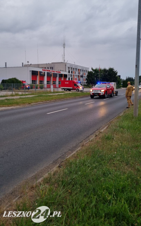 Strażacy wyjechali na tereny zagrożone powodziami