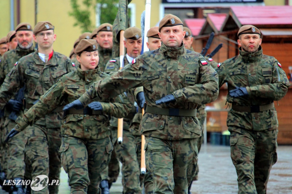 Próba wojskowej przysięgi w Rawiczu