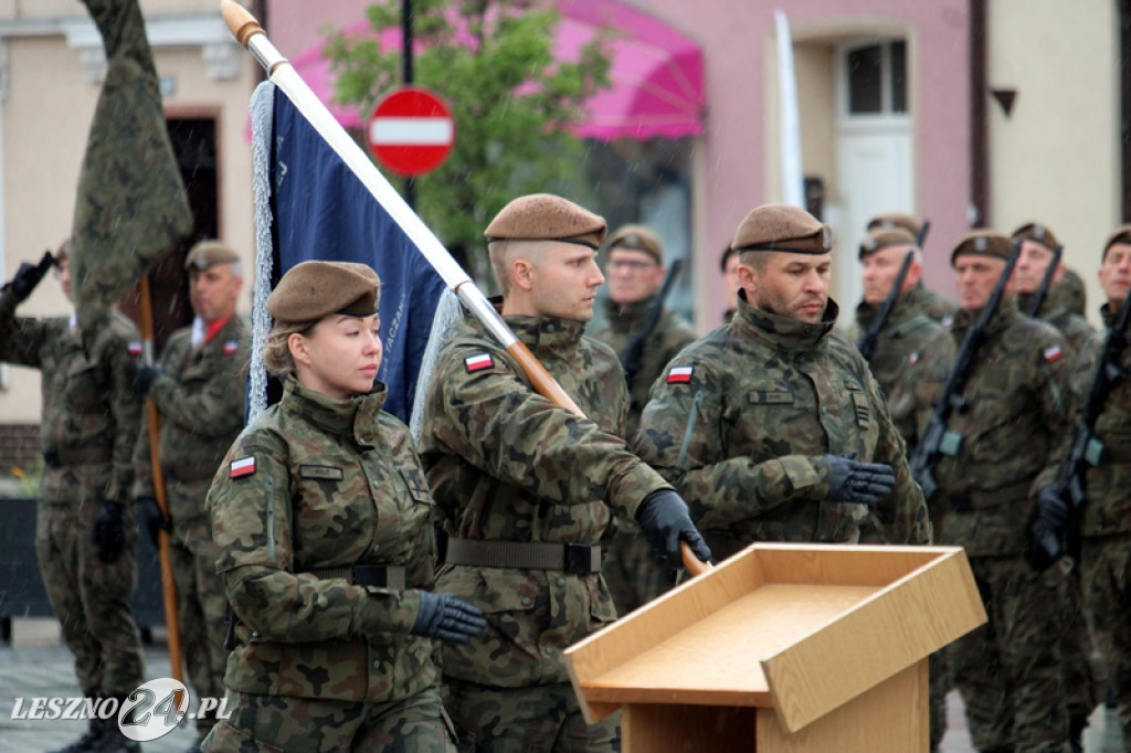 Próba wojskowej przysięgi w Rawiczu