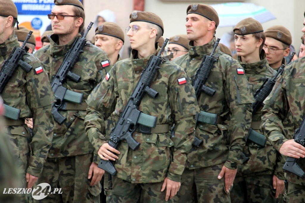 Próba wojskowej przysięgi w Rawiczu