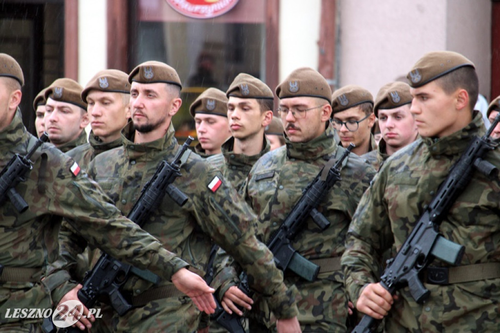 Próba wojskowej przysięgi w Rawiczu