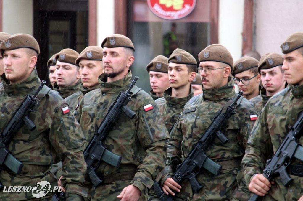 Próba wojskowej przysięgi w Rawiczu