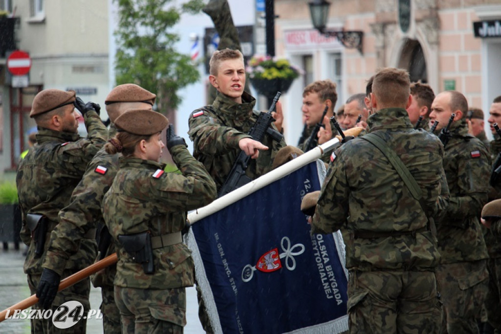 Próba wojskowej przysięgi w Rawiczu