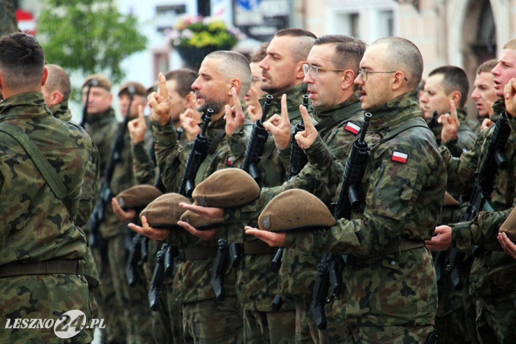 Próba wojskowej przysięgi w Rawiczu