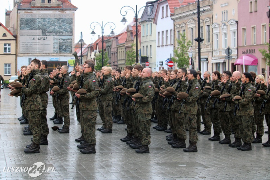 Próba wojskowej przysięgi w Rawiczu