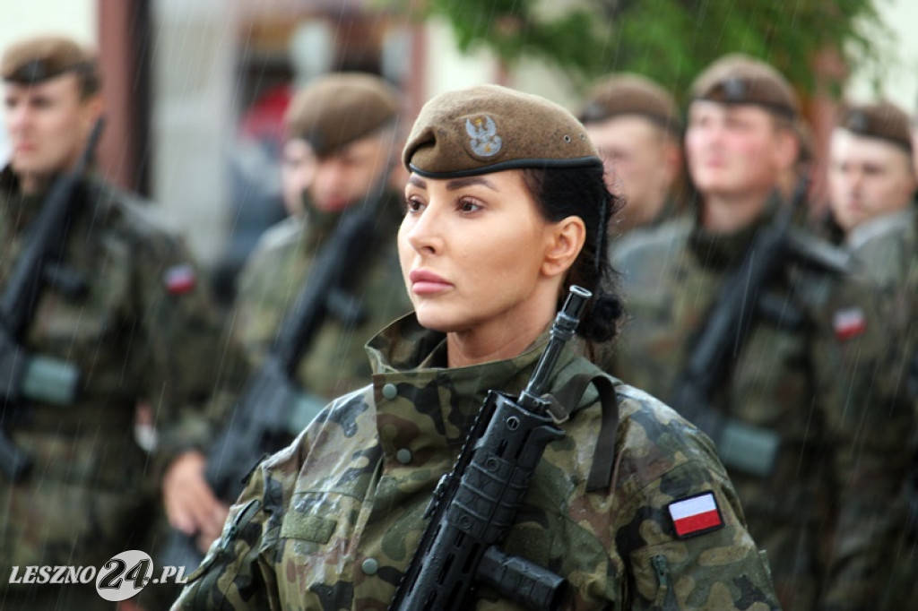 Próba wojskowej przysięgi w Rawiczu