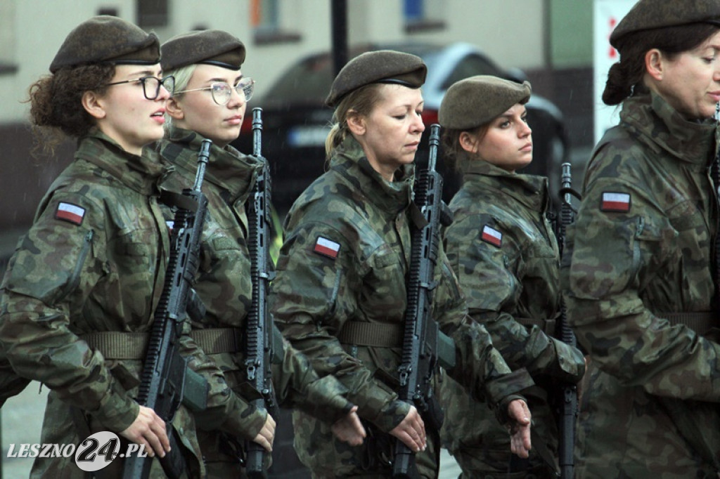 Próba wojskowej przysięgi w Rawiczu