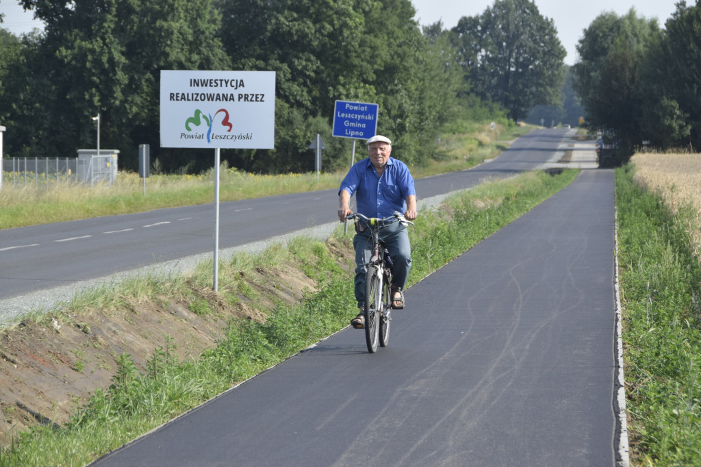 Droga rowerowa z Gronówka do Leszna