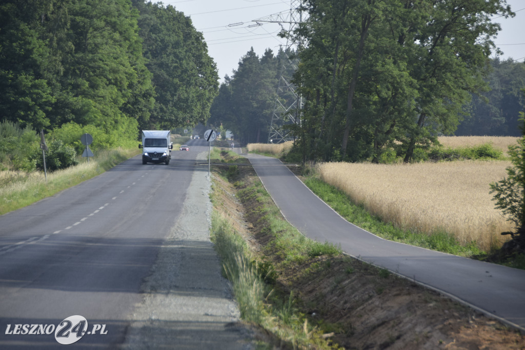 Droga rowerowa z Gronówka do Leszna