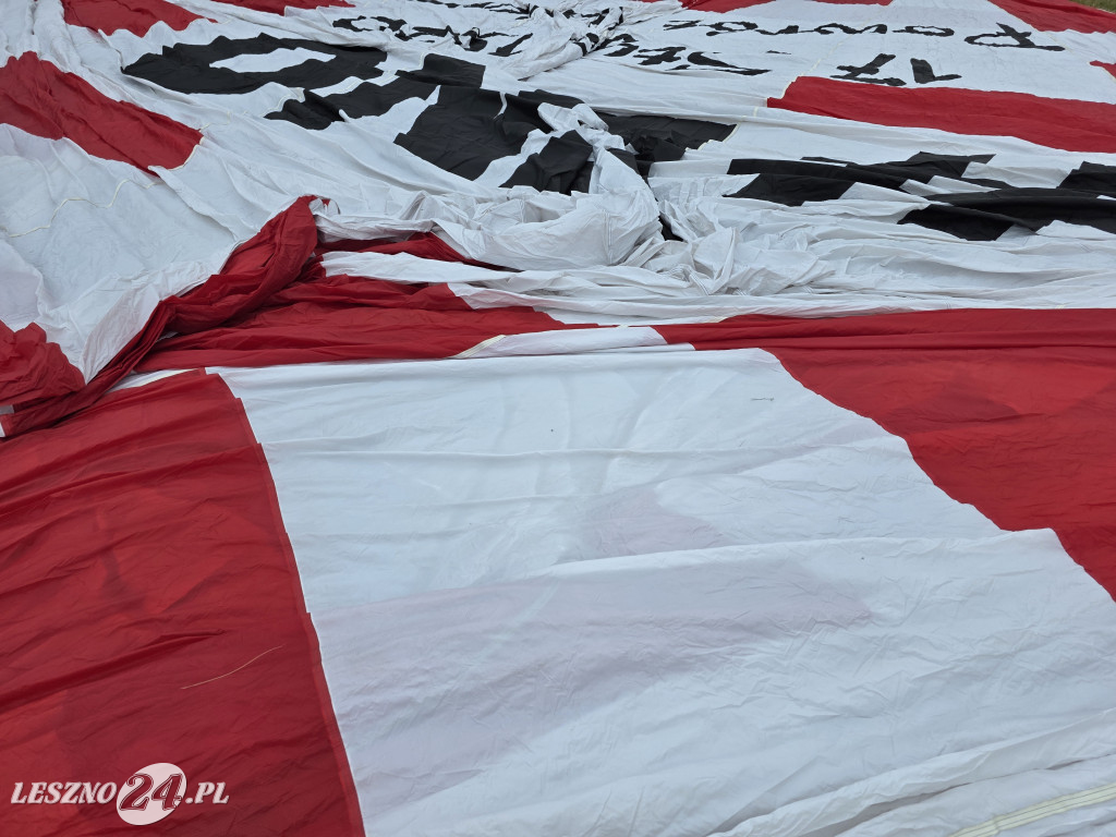 Start balonów znad zalewu w Rydzynie