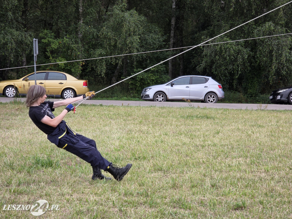 Start balonów znad zalewu w Rydzynie