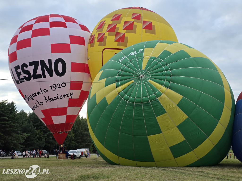 Start balonów znad zalewu w Rydzynie
