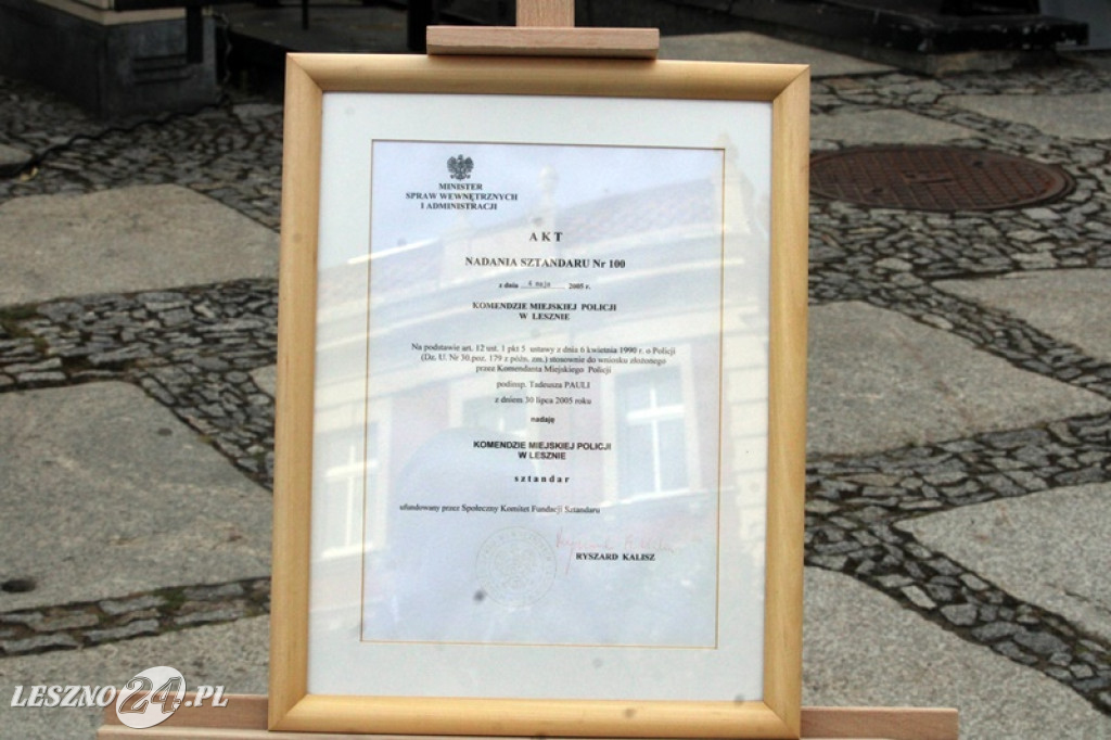 Wystawa o historii leszczyńskiej policji