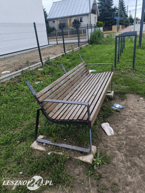 Bałagan na skateparku przy ul. Kordeckiego w Lesznie
