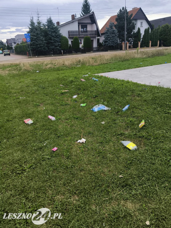 Bałagan na skateparku przy ul. Kordeckiego w Lesznie