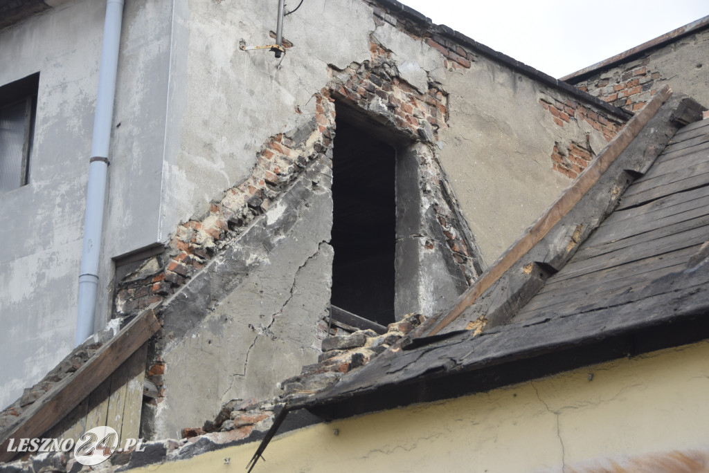 Niebezpieczne kamienice w centrum Leszna