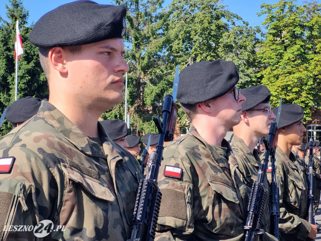 Przysięga wojskowa w Lesznie