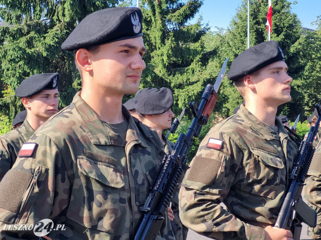 Przysięga wojskowa w Lesznie