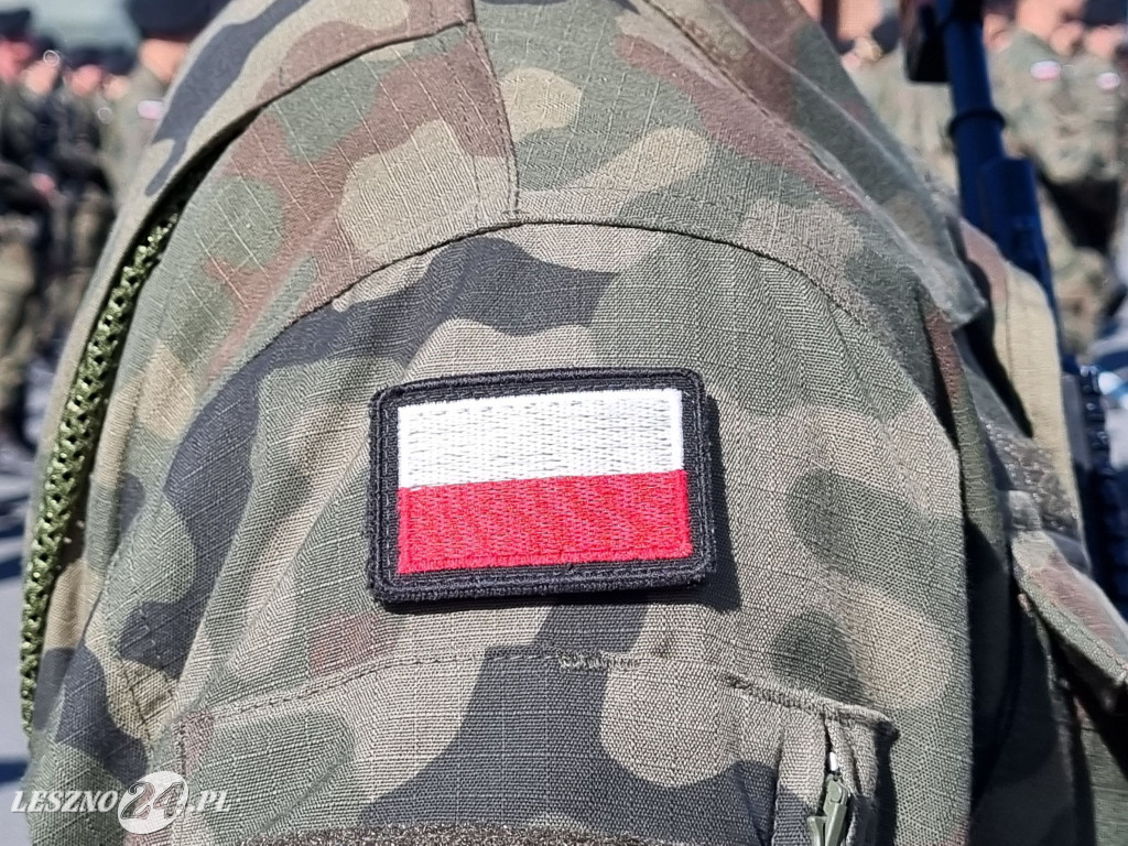 Przysięga wojskowa w Lesznie
