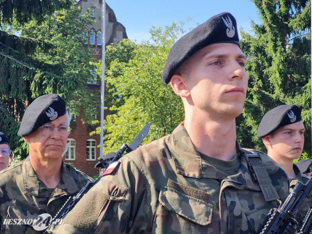 Przysięga wojskowa w Lesznie