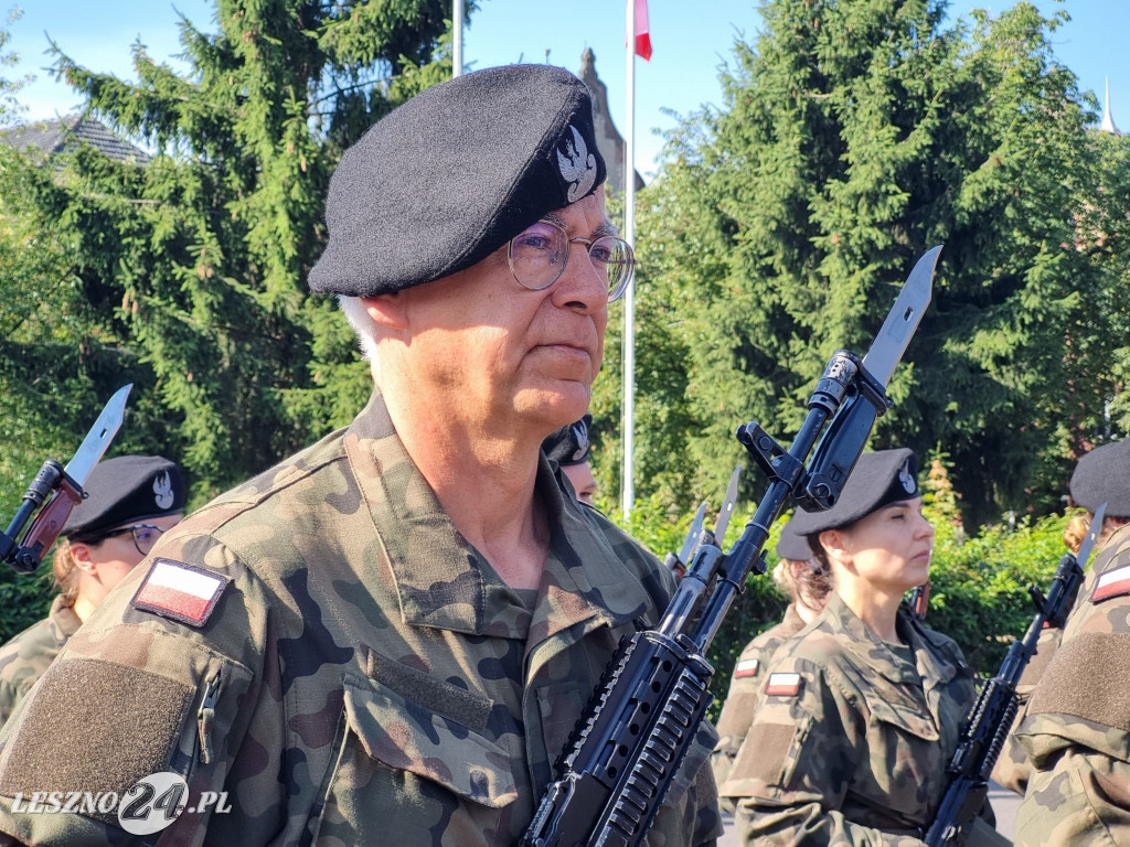 Przysięga wojskowa w Lesznie
