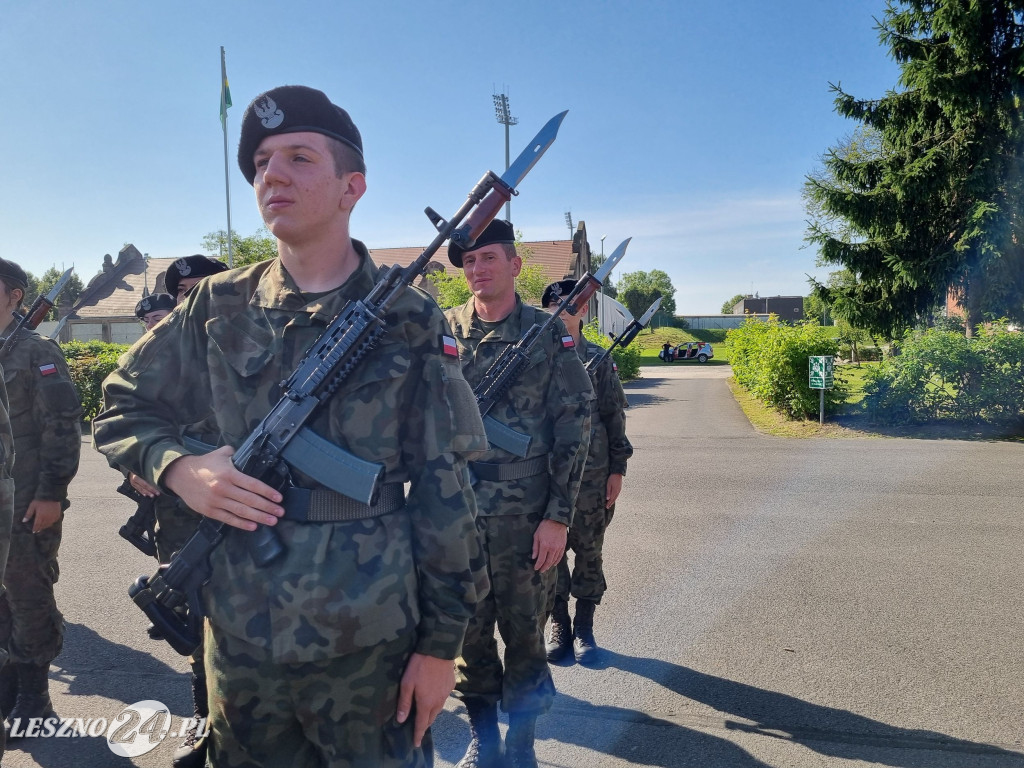 Przysięga wojskowa w Lesznie