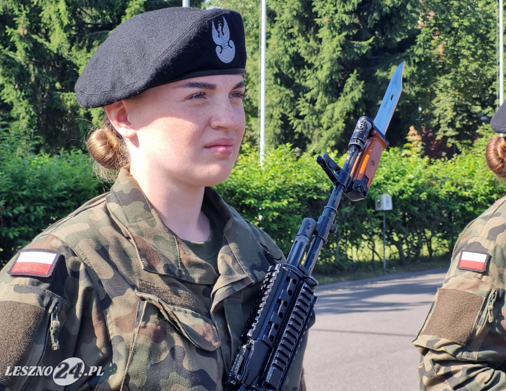 Przysięga wojskowa w Lesznie
