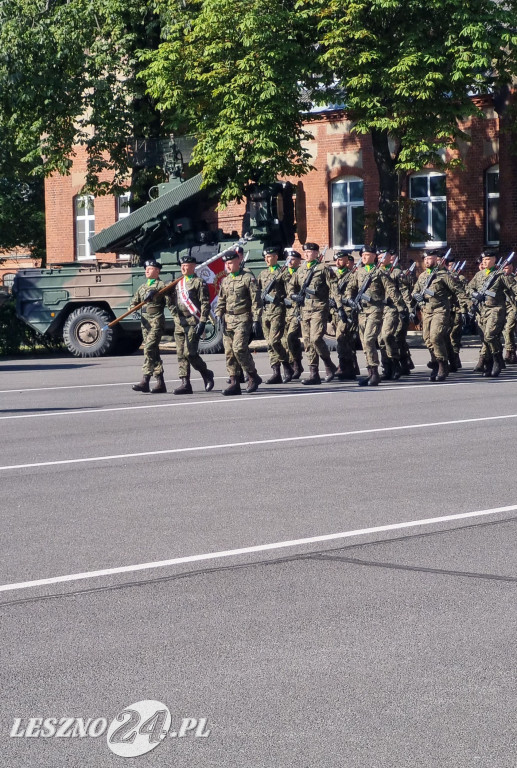 Przysięga wojskowa w Lesznie
