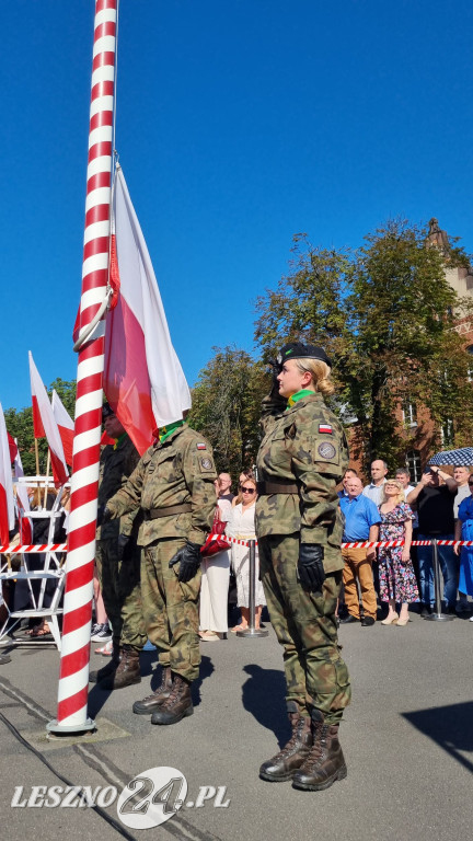 Przysięga wojskowa w Lesznie