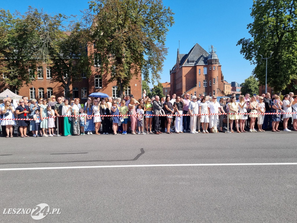 Przysięga wojskowa w Lesznie